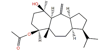 Chromophycadiol monoacetate